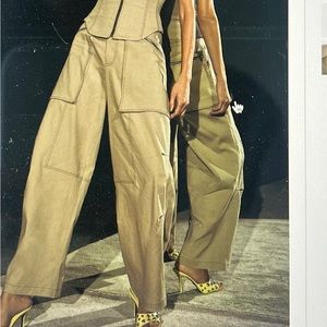 Zara Double Stitched Cargo Pant